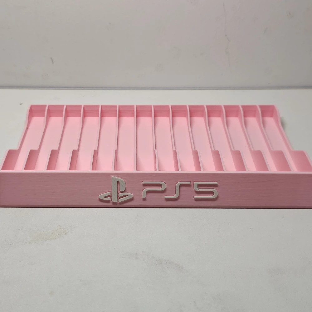 Sleek 3D Printed Game Disc Hol - Desk Setup Ps5 recension och pris