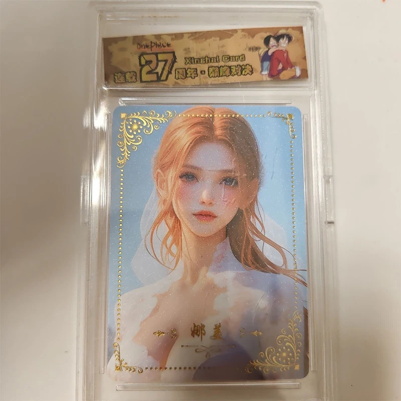 Anime One Piece Robin Yamato Nami Kalifa Perona Shirahoshi Bonney Collection Cards Christmas Birthday Gifts Children's Toys