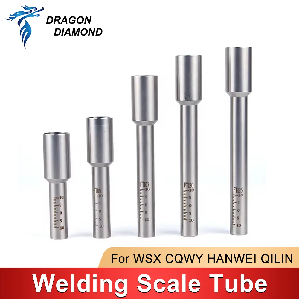 

Laser Welding Nozzle Connector Pipe Fixed Scale Tube For WSX CQWY HW QILIN Handheld Weld Gun Head M16 M8 M10 Thread