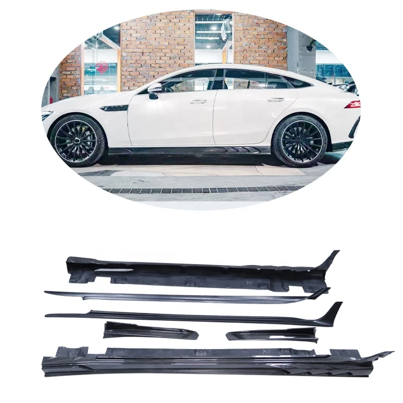 

Лидер продаж: Накладки на боковые пороги (левая и правая) из карбона для кузовных комплектов, внешние декоративные элементы