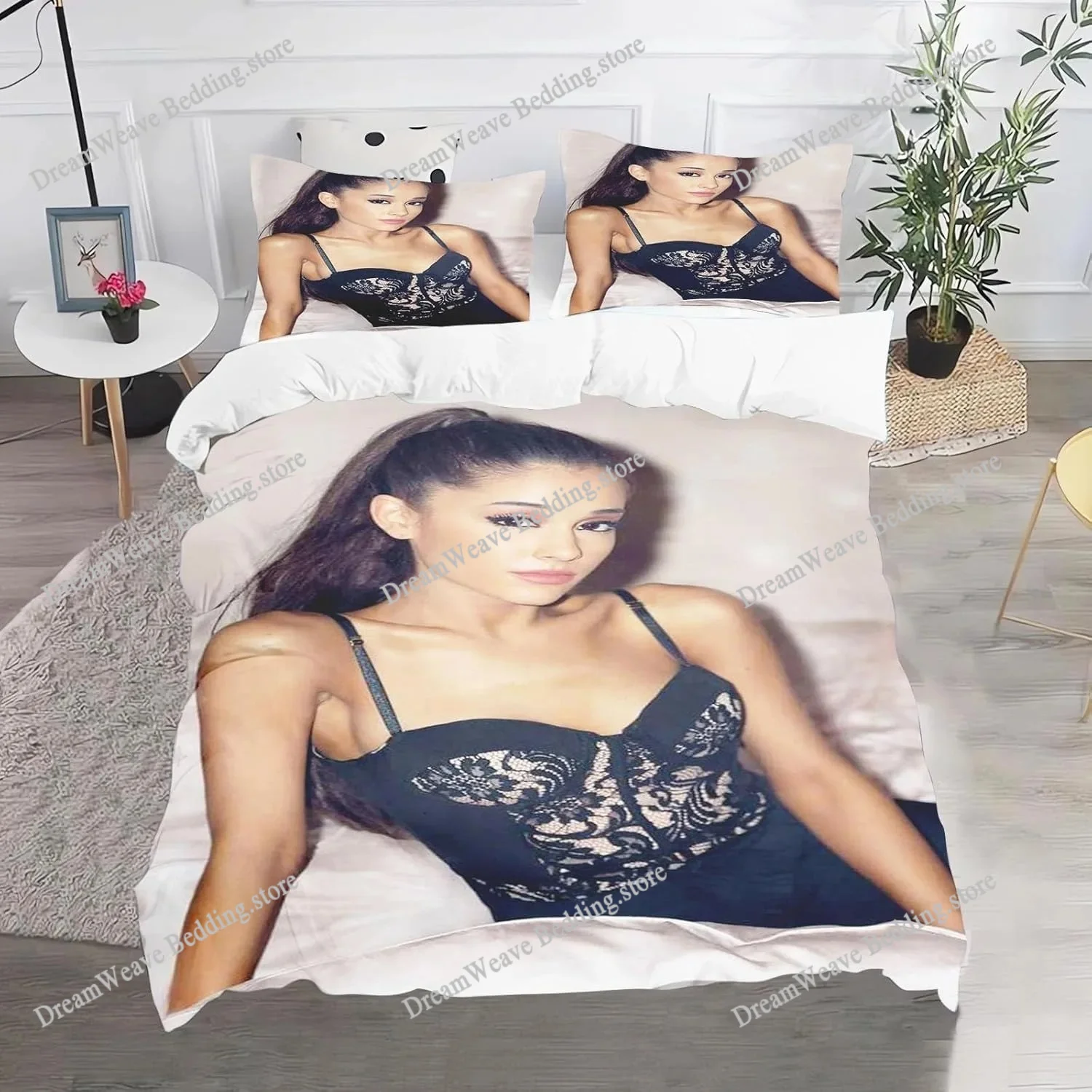 

Exquisite 3D Ariana Grande Wallpaper Anime Digital Printing Bedding Set Duvet Cover Comforter Bed Youth Kids Girl Boys Gift