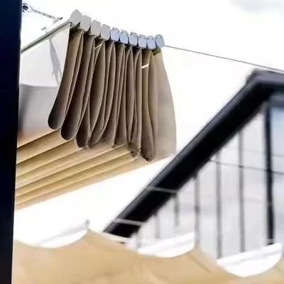 1*5m Wave Sun Shade Sail Summer UV Resistant Shading Net Garden Pergola Sun Shelter Outdoor Awning with Installation Kit
