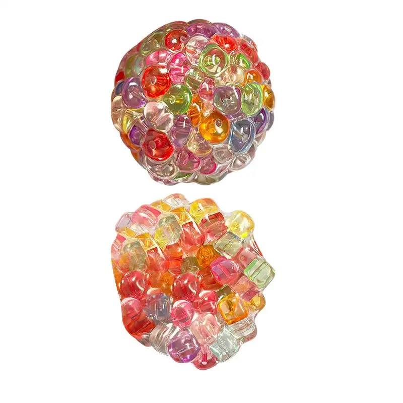 Bunter Quetschball für Kinder, sensorisches Stressabbau-Quetschspielzeug, Entlüftung, Stimmung und Verbesserung des Spaßes, Zappelspielzeug, Urlaubspartys, Geschenke