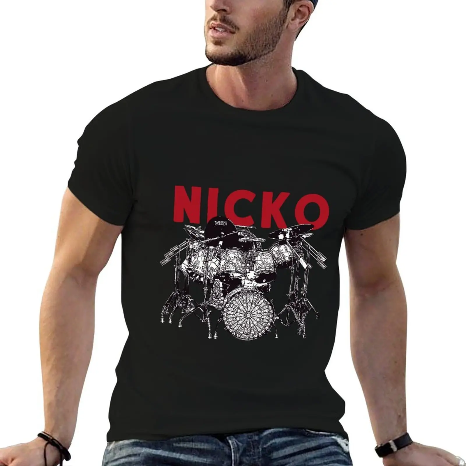 

NICKO T-Shirt man t shirt summer man t shirt luxury cotton tshirt 100% T-shirt