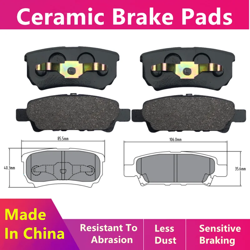 For Dodge Cool Punch (Pm/Mk) (2007-2013) 2.0l Rear Brake Pads/Auto Parts -09009