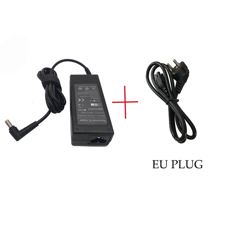 Carregador Adaptador Portátil para Acer, 19V, 3.42A, 65W, 5517, 5.5x1.7mm, Notebook, Acessórios de Computador, Fonte de Alimentação, Alta Qualidade