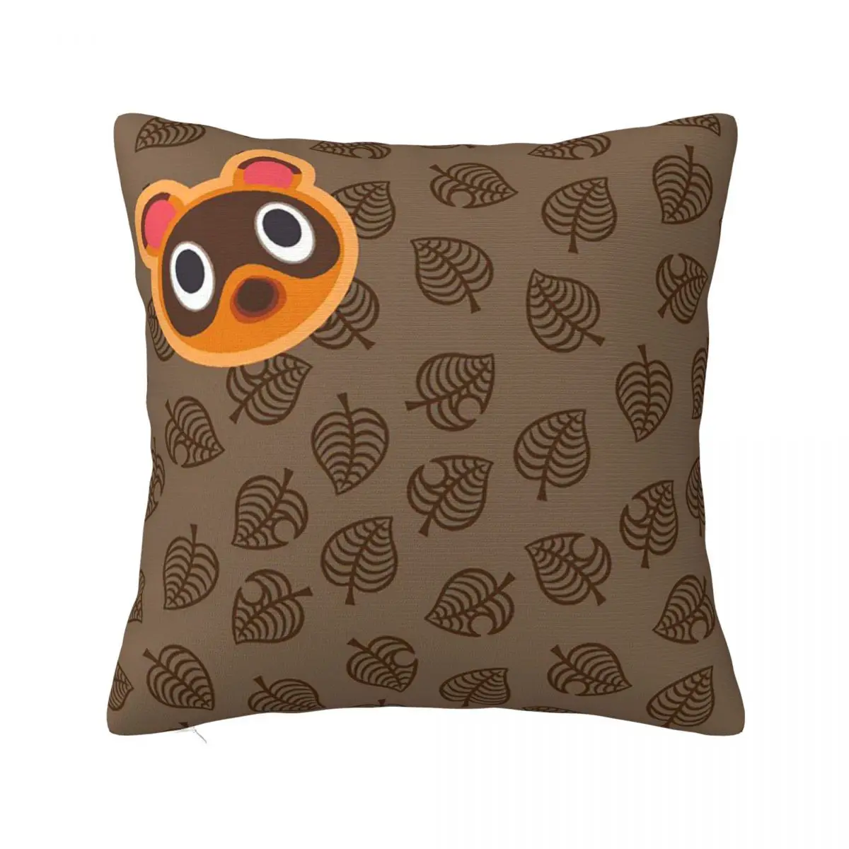 Brown Nook Cojines Throw Pillow Case Animal Crossing: New Horizons Cushion Home Sofa Chair Print Decorative Coussin