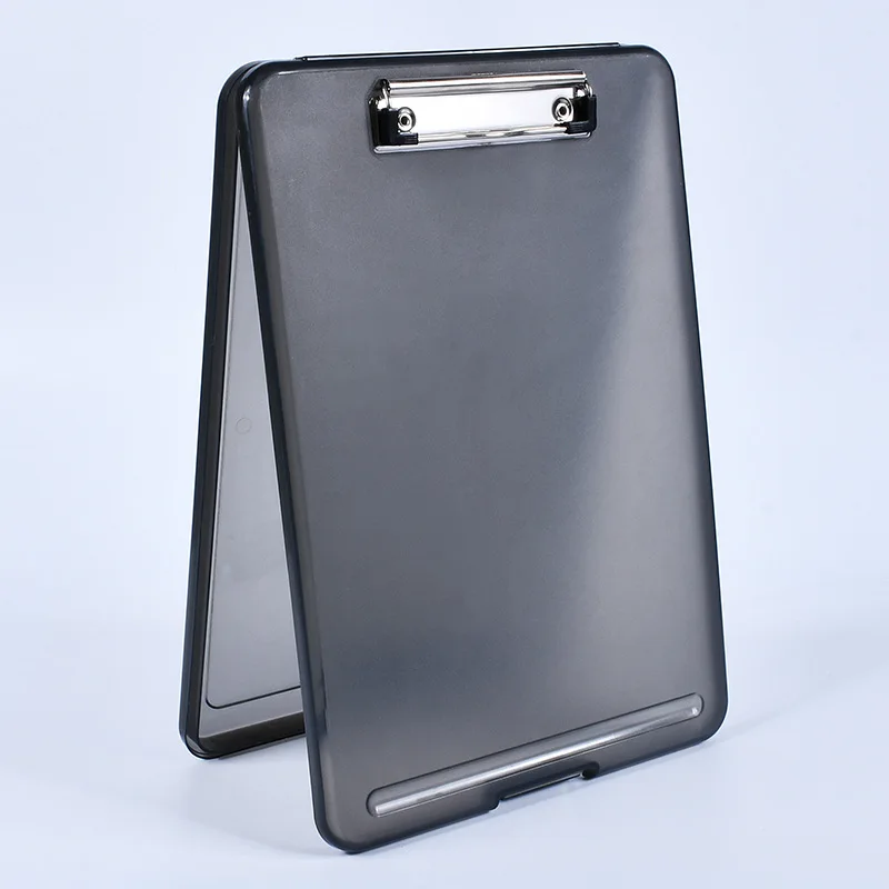1pc Large Capacity A4 Clipboard with Writing Pad File Storage Box Organizer for Students Professionals Office Supplies