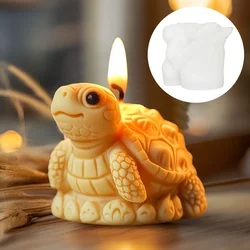 Large Cute beach turtle candle silicone mold foam swimming turtles resin mould smiling tortoise concrete cement gypsum molds