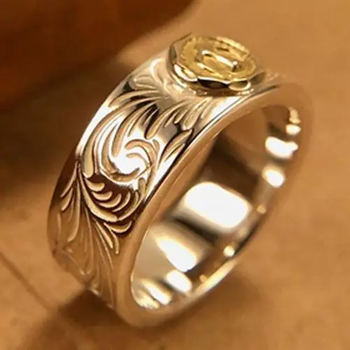 Original Takahashi Goro Kikuchi Ken Ring Tangcao Golden Couple Pair Ring for Men