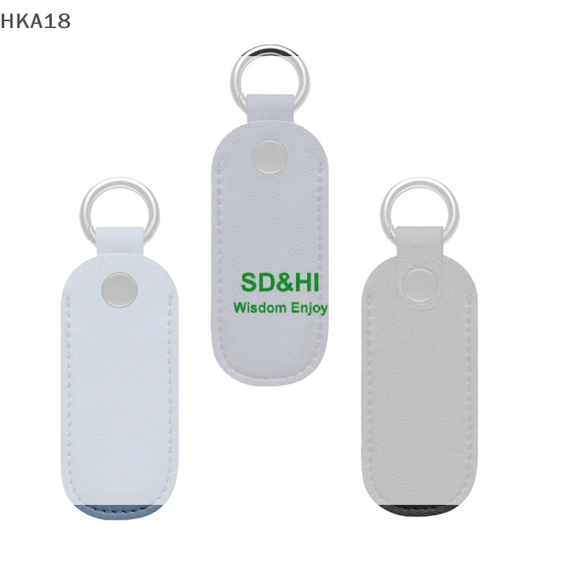 U Disk Pouch Key Ring Holder USB Flash Drive Storage Bag Pendrive Protective Cover Memory Stick Case Leather