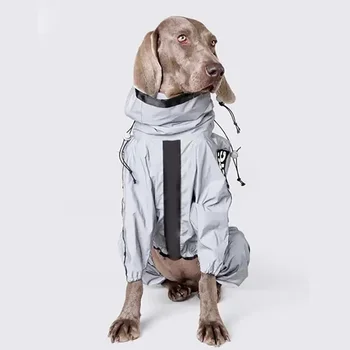 Reflective Waterproof Dog Raincoat 1