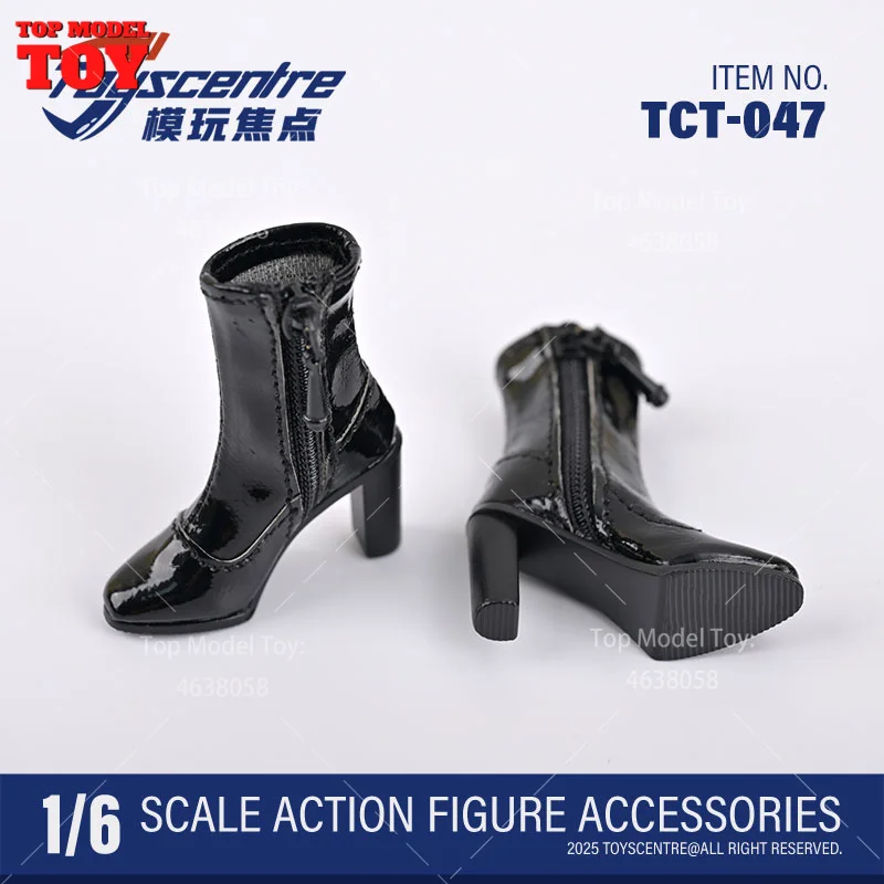 Toyscentre TCT-046 TCT-047 1/6 Short Boots Hollow without Feet Shoes Model Fit 12'' Female Soldier Action Figure Body Doll