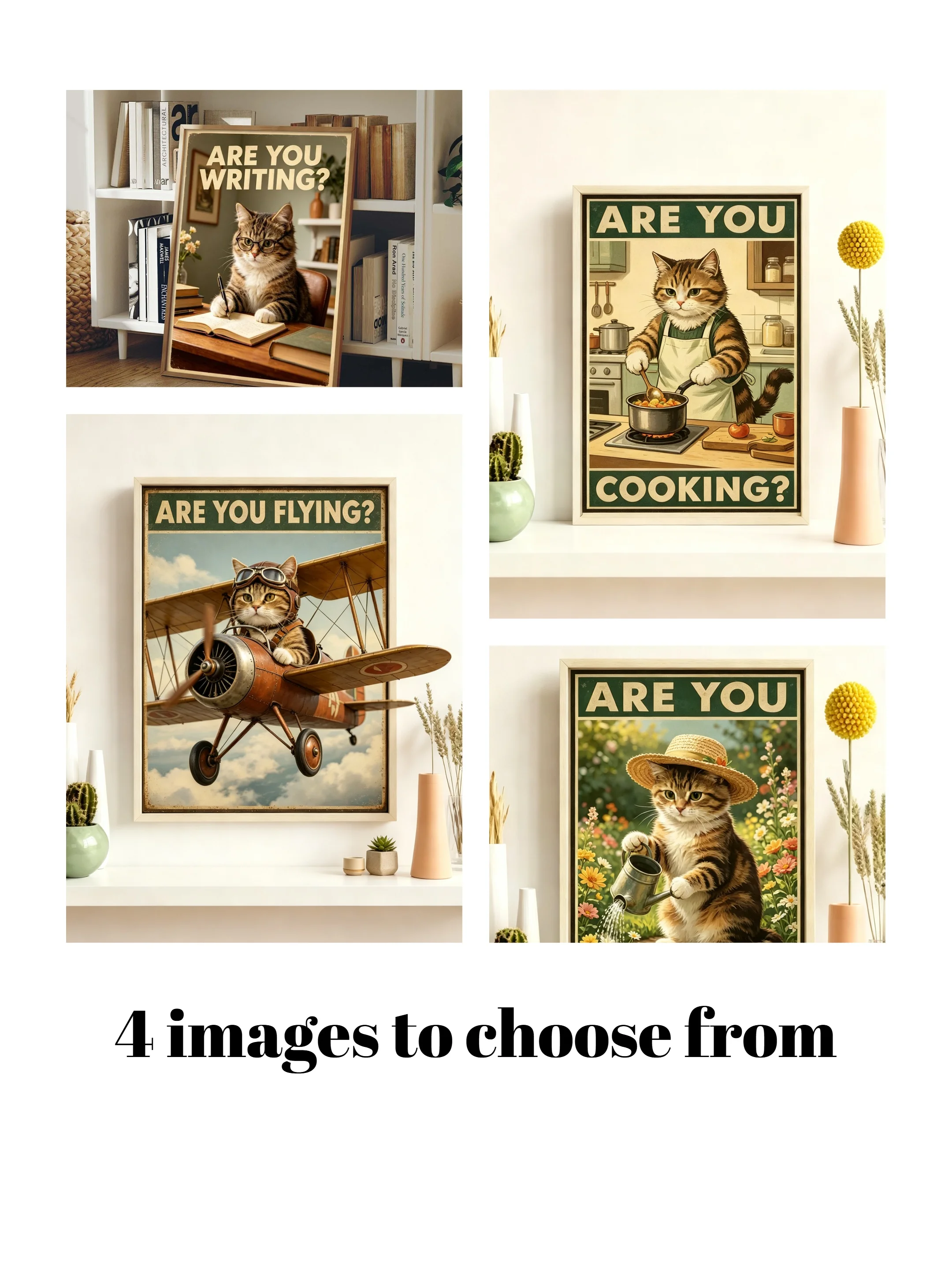 Home Cooking Quotes - Decorazione da Parete in Tela con