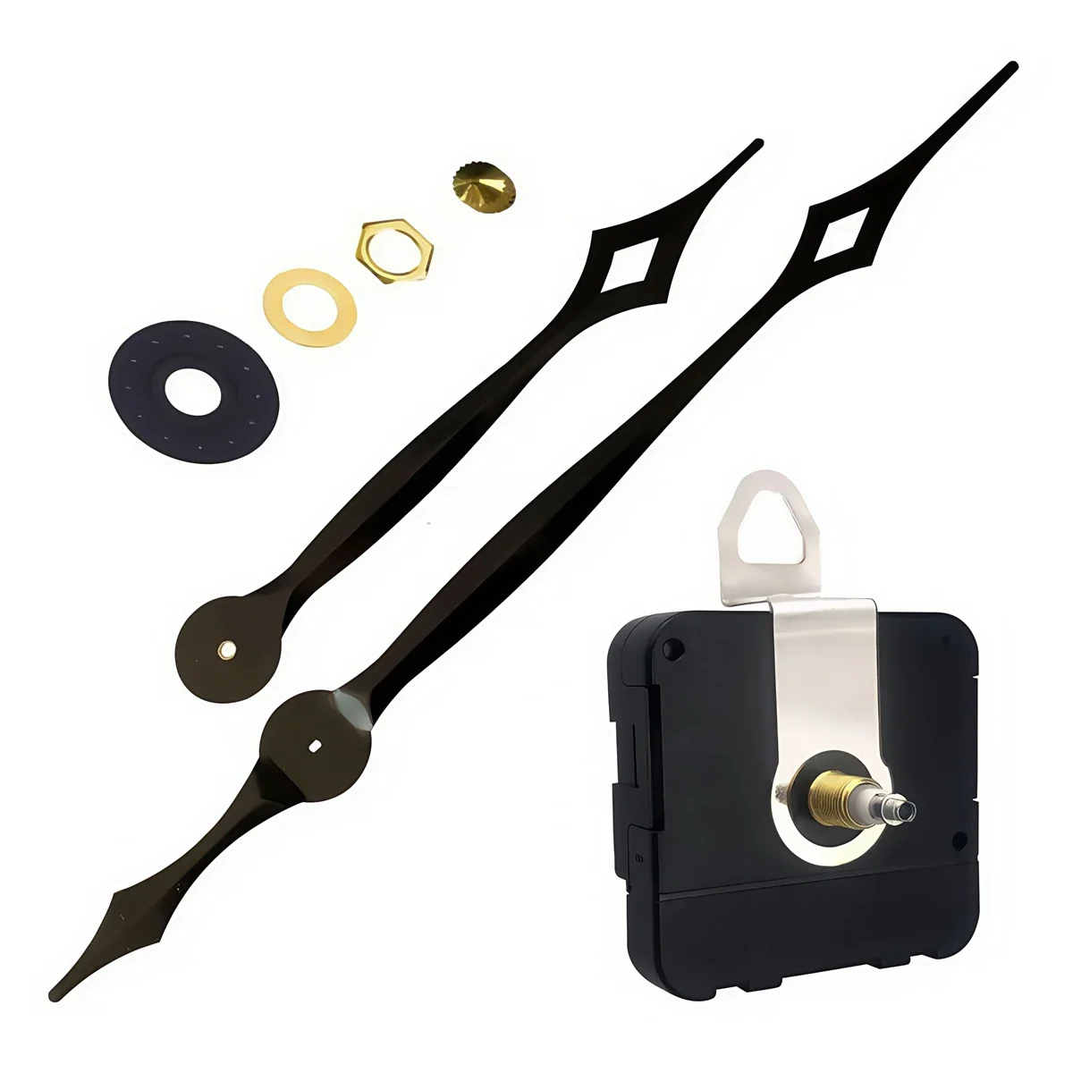 DIY Quartz Clock Movement Mechanism High Torque Performance for Large Clock Designs with Installation Instructions
