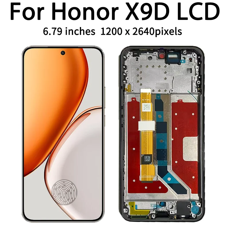 6.79“AMOLED For Huawei Honor X9d LCD Display Screen Touch Digitizer Assembly For Honor X9D Display MTN-NX1 Screen image 3