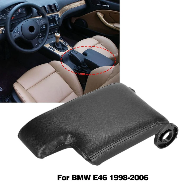 1 PCS 51168238230 Car Accessories For NEW Car Center Console Armrest Cover Replacement Kit Fit For BMW E46 1998-2006 LHD Grey