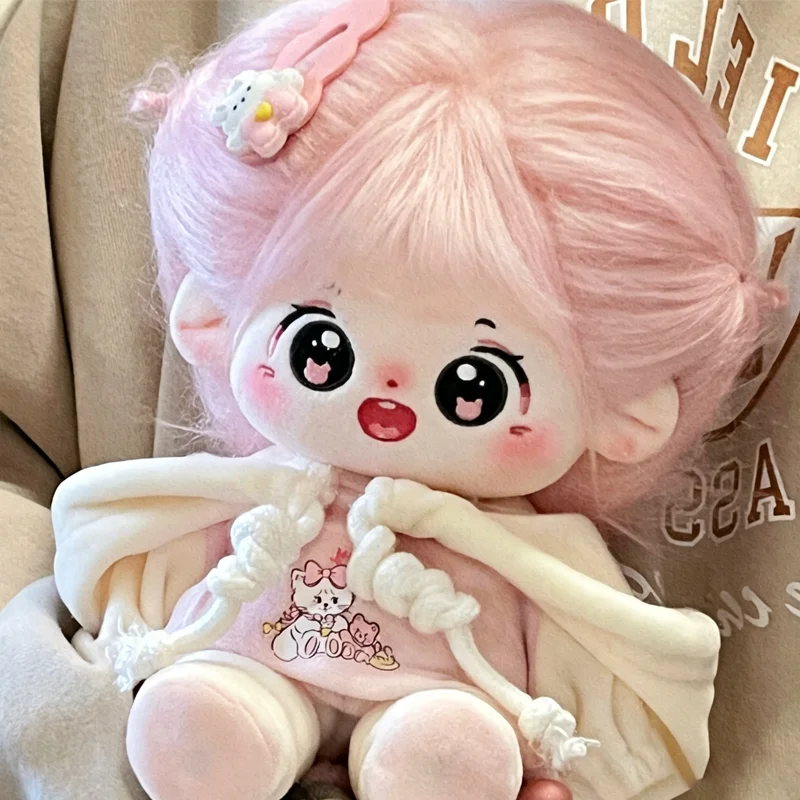 

Универсальный комплект зимней одежды для хлопковых кукол 20 см: худи, шапка и аксессуары для плюшевых кукол.