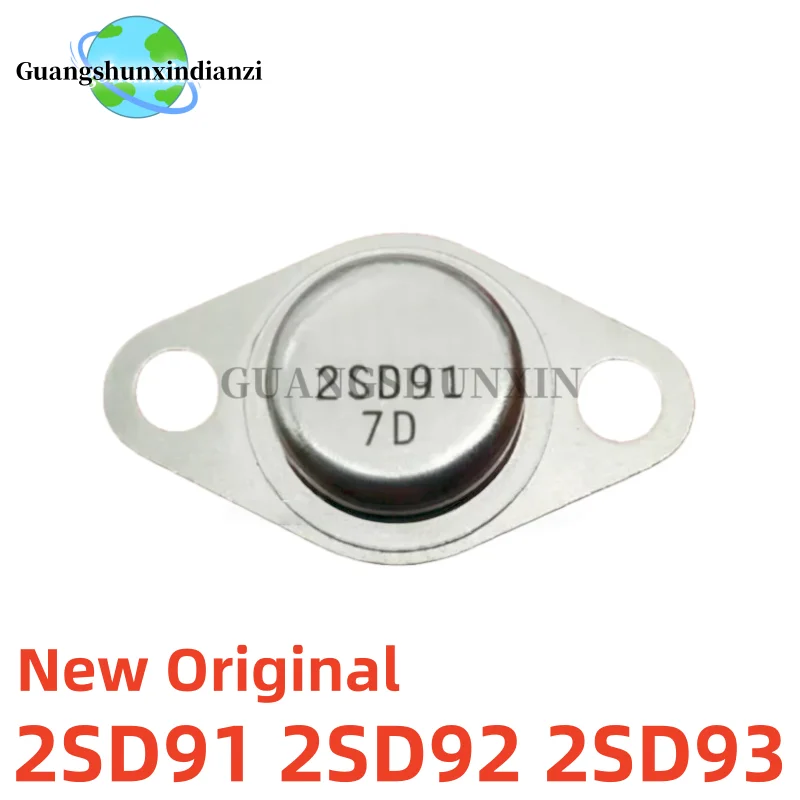 1PCS 100% NEW Original 2SD91 2SD92 2SD93 TO-3 Gold Sealed Transistor Iron Seed Tube