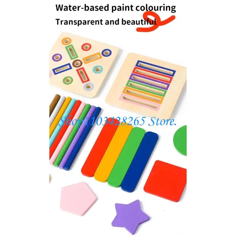 유아를위한 교육 모양 및 색상 분류 장난감 유아 유치원 감각 놀이 G2TE