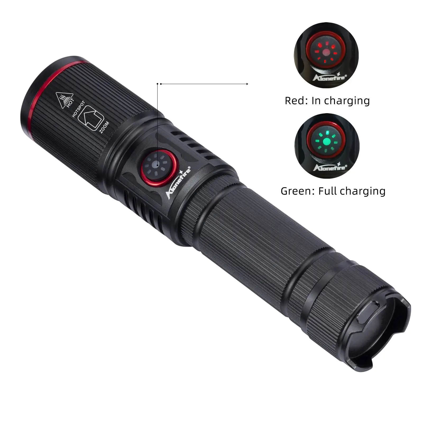LE LE1000 Petite lampe de poche LED ultra lumineuse zoomable à piles pour enfants Lampe torche portable étanche pour le camping, l'extérieur, la randonnée, les urgences