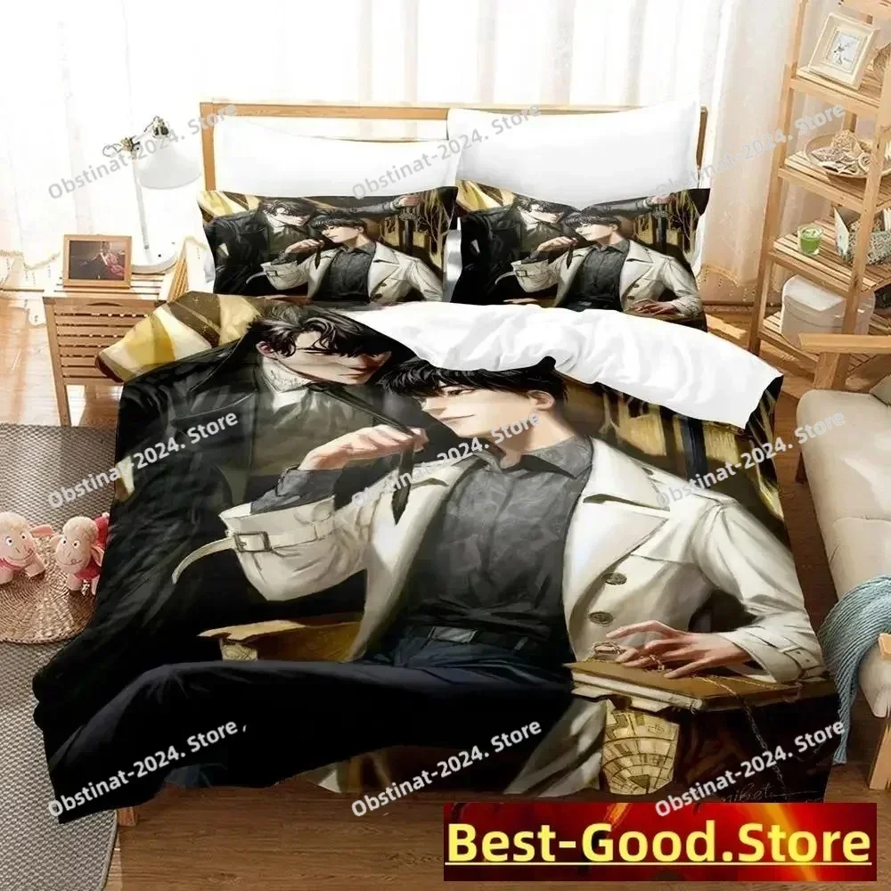 2024 Omniscient Reader 3D Printing Comforter Bedding Set,Duvet Cover Bed Quilt Cover Pillowcase,King Queen Size Bedding Set Kid