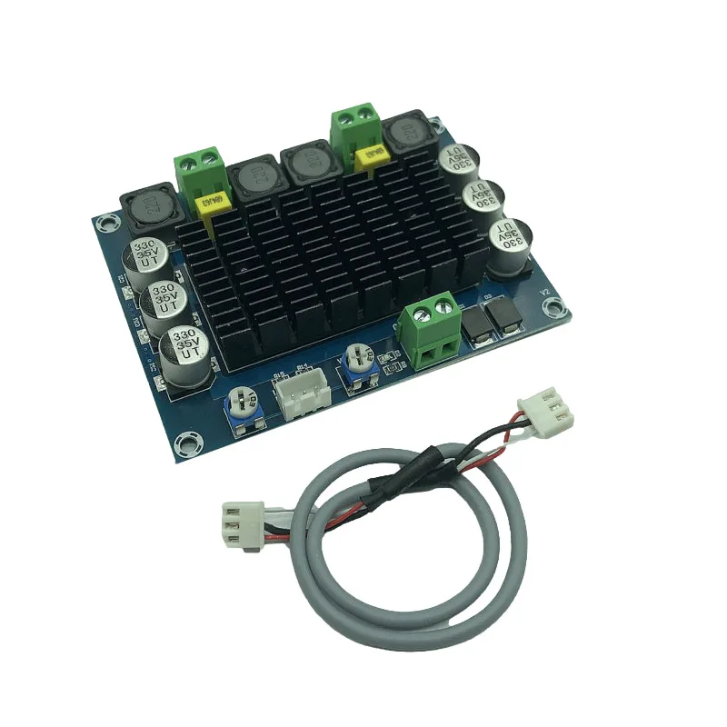 XH-A113 TDA7498 Dual Channel High Power Digital Power Amplifier Board Built-in Chassis HiFi Audio Amplifier
