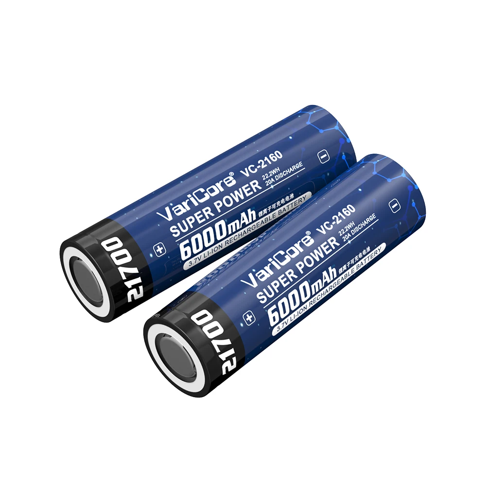 Liitokala-bateria recarregável do lítio-íon, 18500, 1600mah, 3.7 v, para a lanterna elétrica conduzida