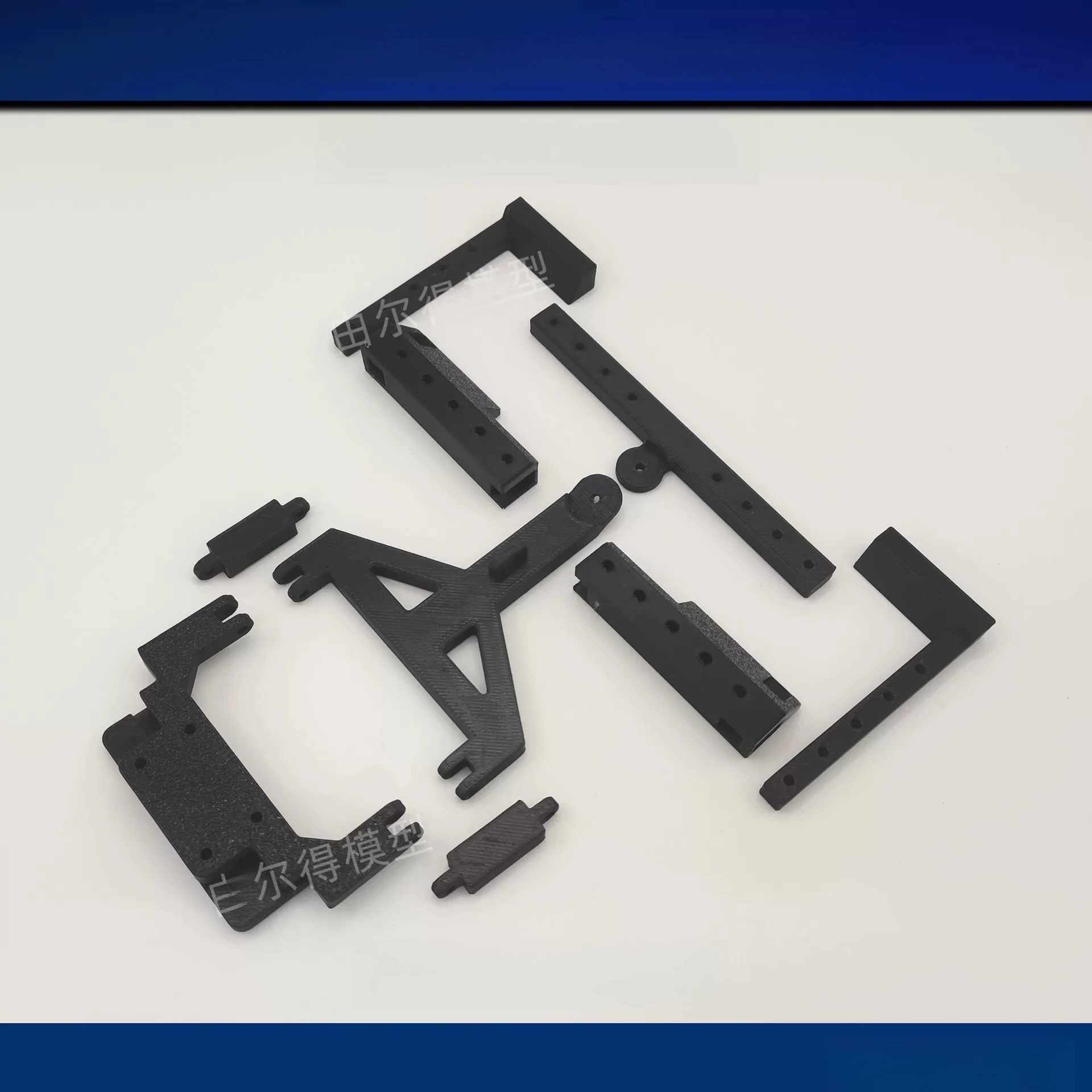 For MN‑82T 1/12 Tow Arm Crane Boom Rescue Trailer Hitch Aftermarket Upgrade Part RC Crawler 3D Printed Bolt-On Screws Included