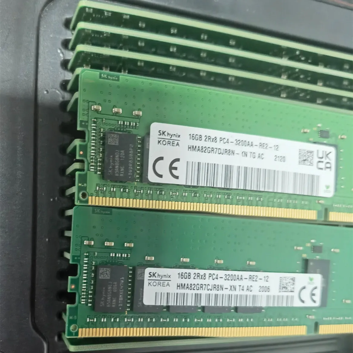 Imagem -02 - Servidor Ddr4 Ram Reg-udimm 2rx8 Pc43200aa-re212 16gb 3200mhz