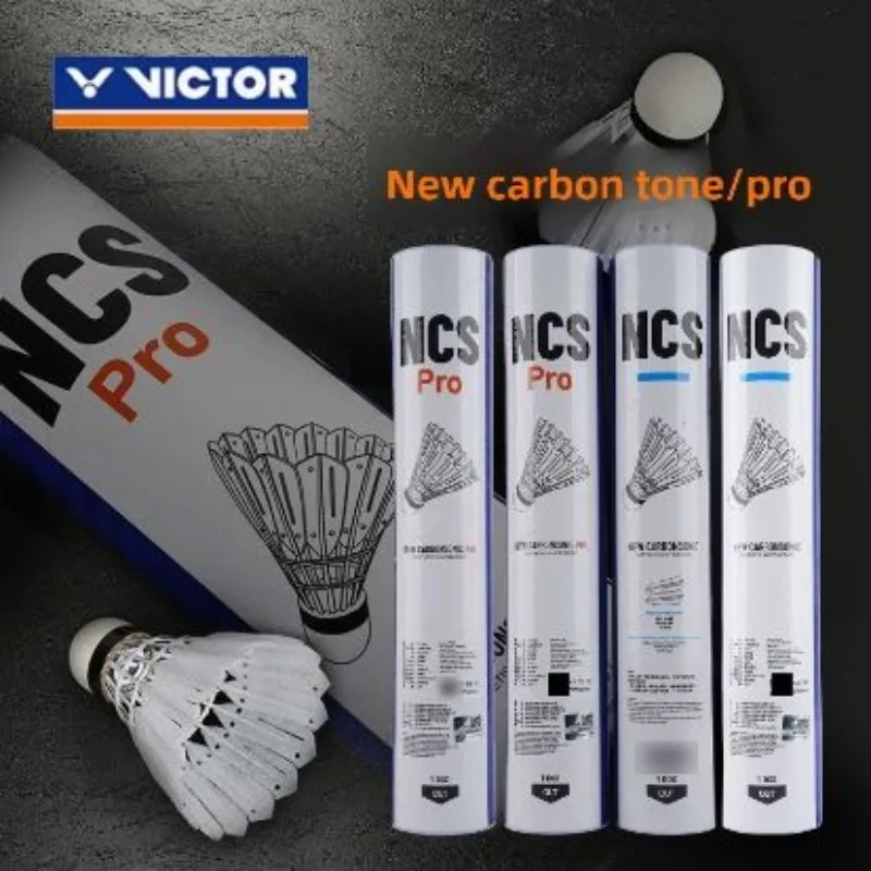 فيكتور فيكتوري كرة الريشة NCS Carbon Sound Pro كرة الريشة الاصطناعية المقاومة