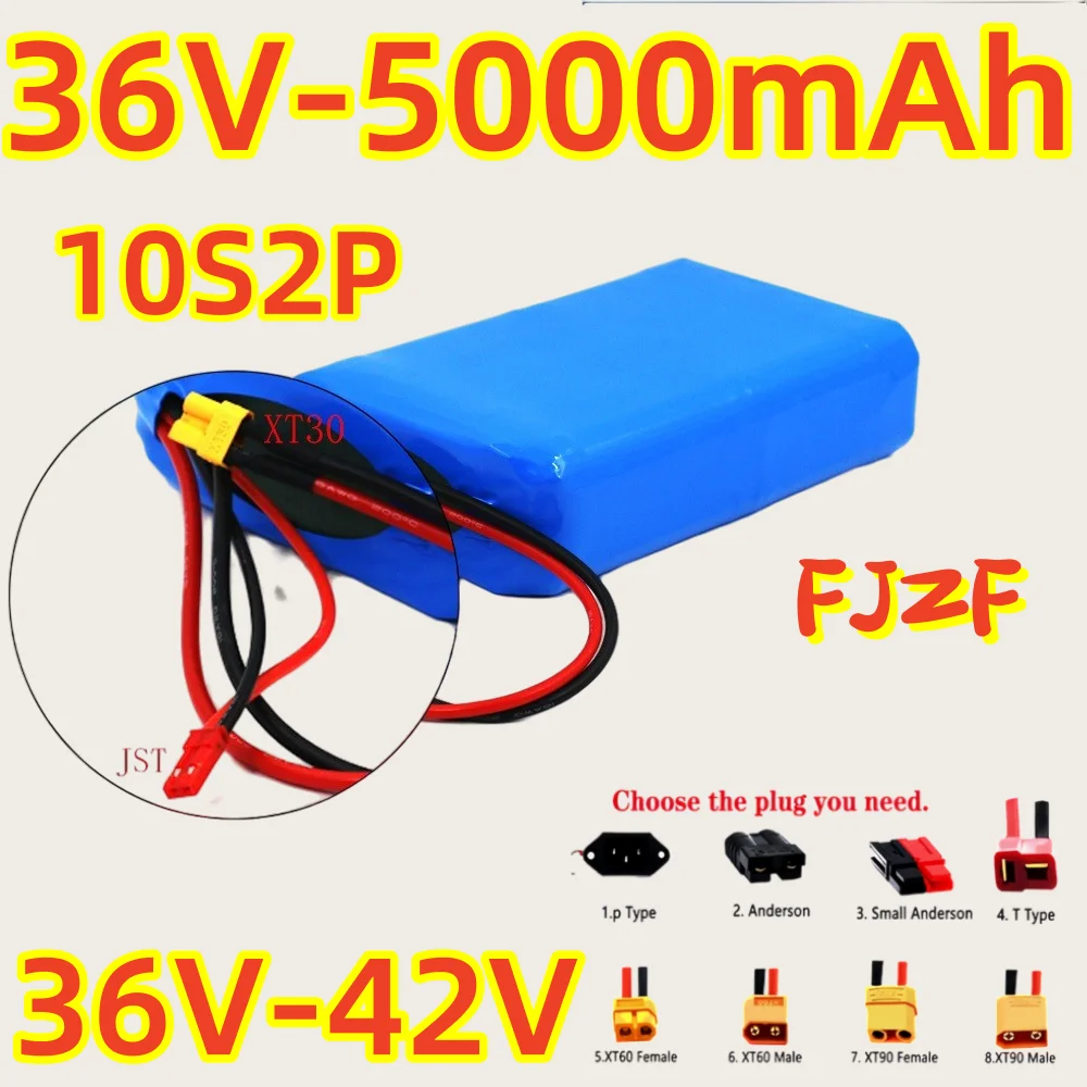 10S2P FJZF 5Ah 5000 мАч 36 В аккумулятор для электрического скутера литиевый электрический скутер 500 Вт аккумулятор для электрического скутера 36 В 10s2p аккумулятор