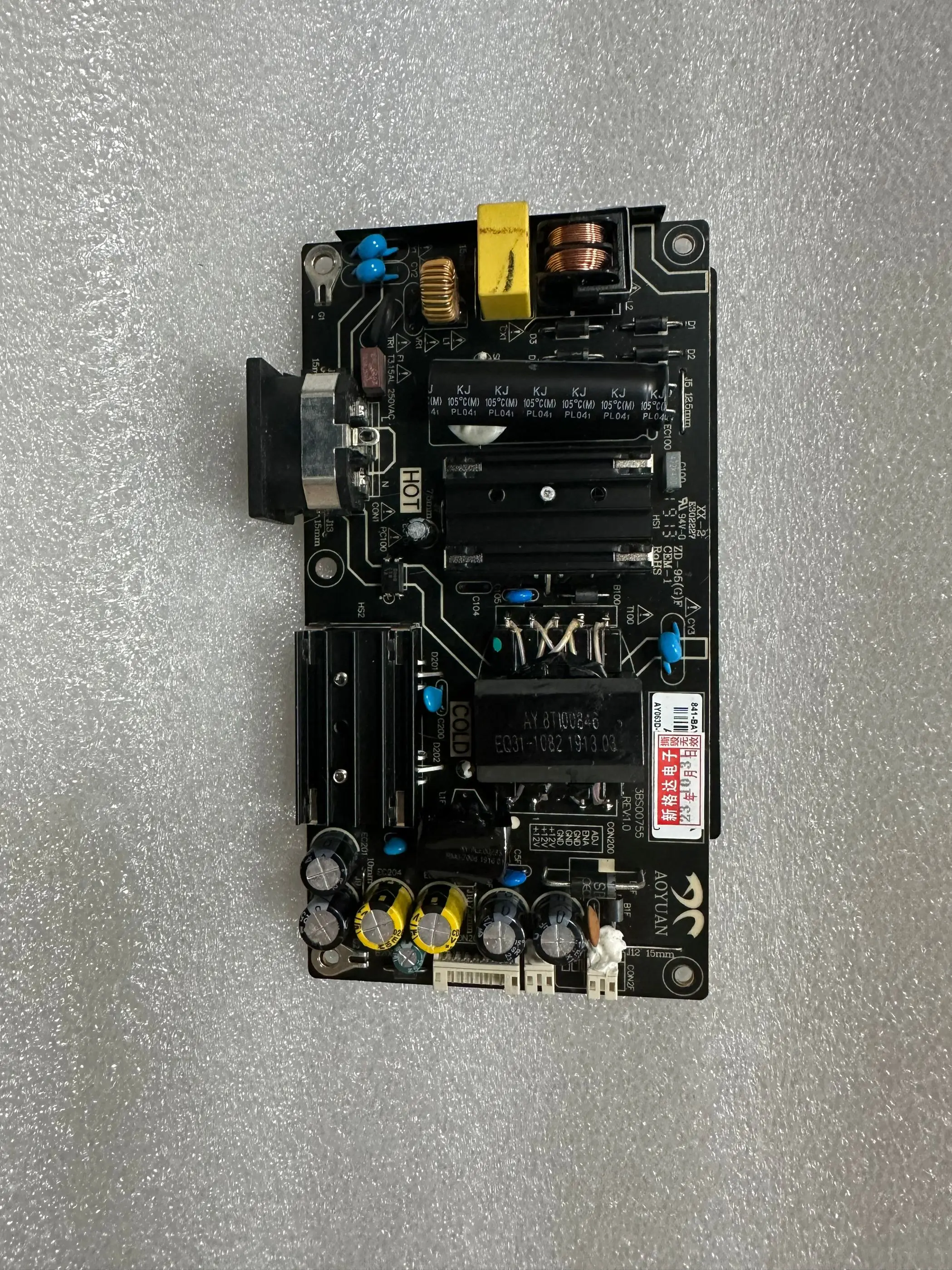 

Original T32M6C/G32/K3C3F/K3C3M power board AY063D-1SF01 3BS00755