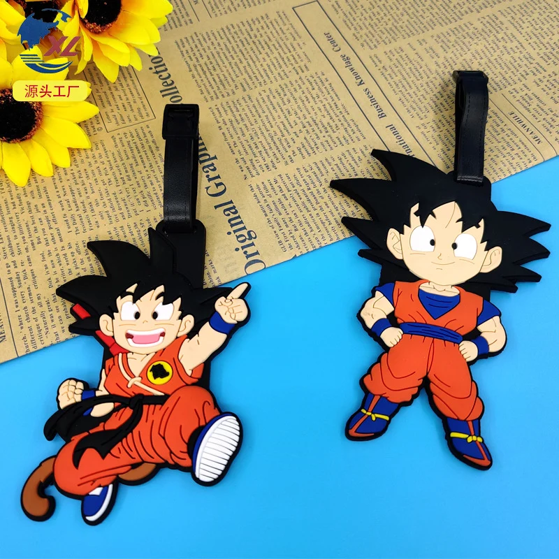 2 stuks Japanse anime Dragon Ball Son Goku Kawaii bagagelabel cadeau