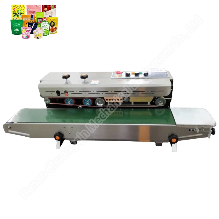 أكياس القهوة المطحونة مع آلة ختم حزمة طباعة التاريخ آلة ختم الأكياس المستمرة