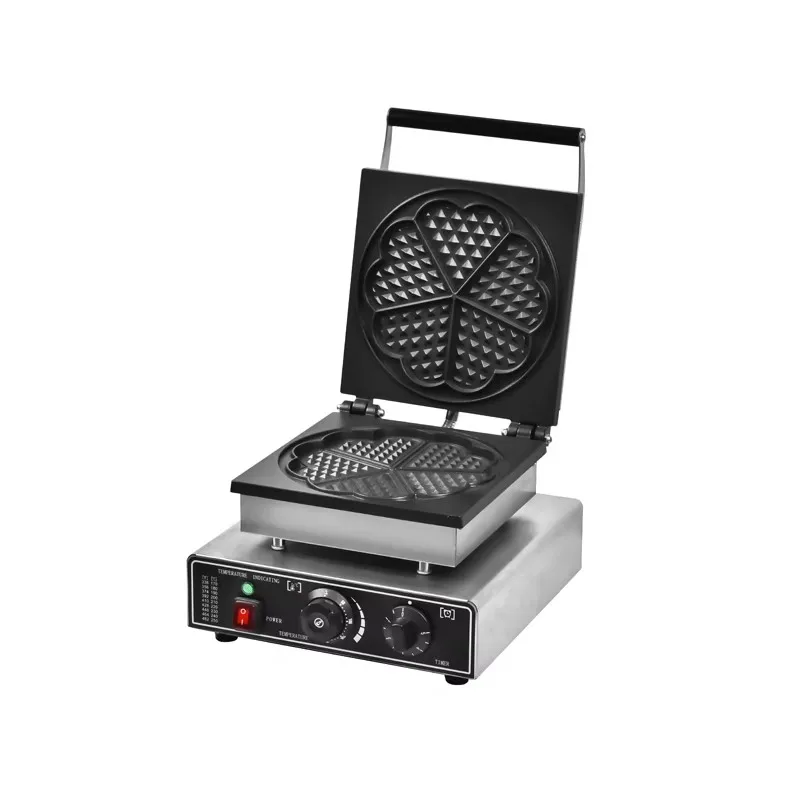 

Heart-Shaped Waffle Iron 1600 W Waffle Iron Heart Shape Waffle Maker with Timer and Temperature Control