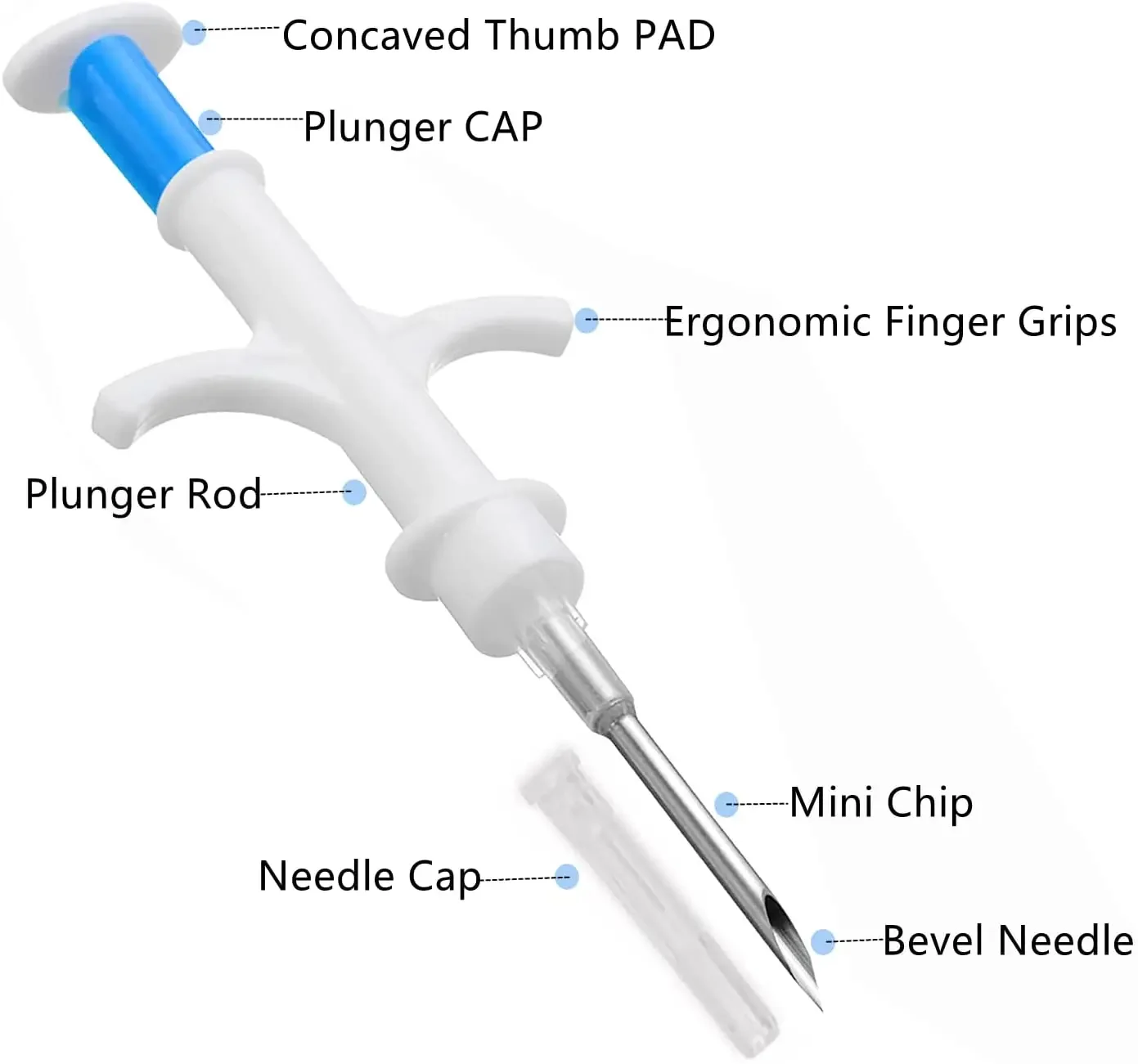 RFID Animal Microchip Pet ID Pet Dog Injection Bioglass Chip Hypodermic Microchip for Cow Sheep Horse Animal Microchip Ear Tag