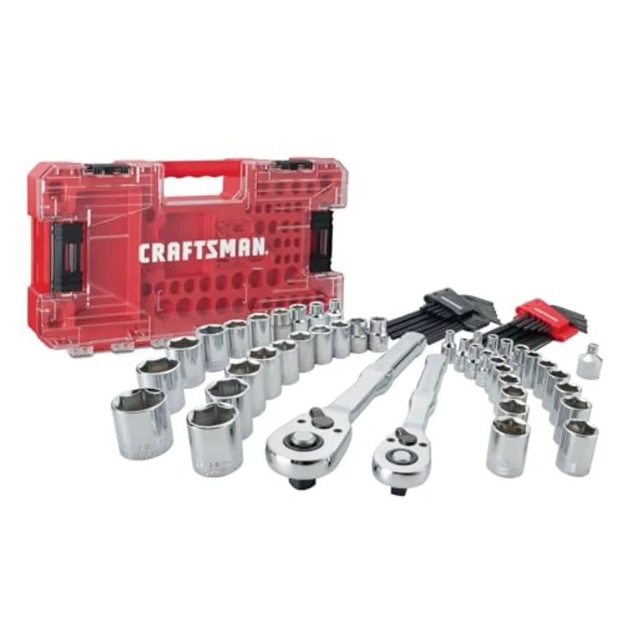 

Versastack Mechanics Tool Set 1/4 and 3/8 Inch Drive 71 Pcs CMMT45171