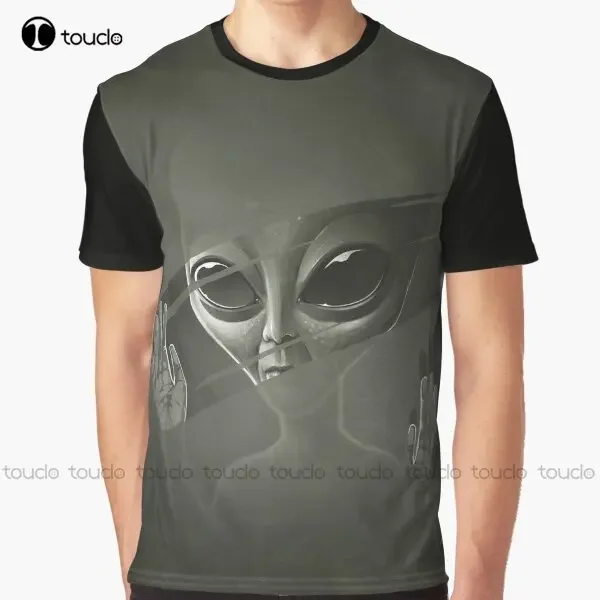 Alien Graphic Et Sci Fi Cosmos Universe T-Shirt Custom Aldult Teen Unisex Digital Printing Tee Shirts Custom Gift Xxs-5Xl