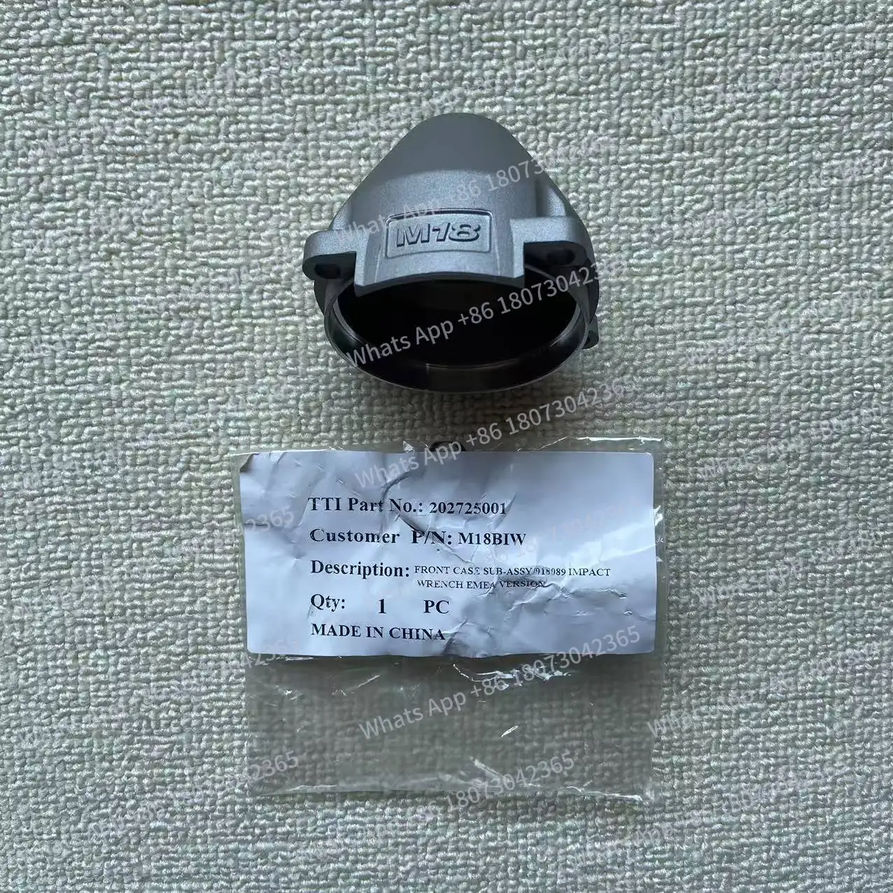 

Original M18BIW12 electric wrench gearbox 202725001