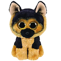 TY Beanie Boos Spirit Plush German Shepherd Dog Brown And Black Animal Doll