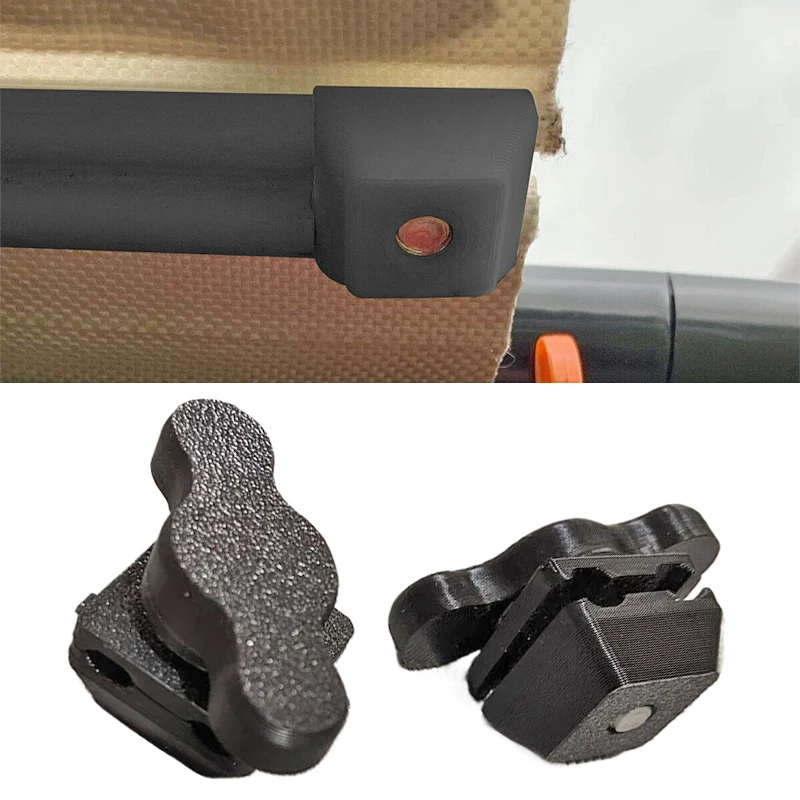 2Pcs For Keder/Kador Fig 8 K-CLAMPS White Black Fit Standard 6mm X 6mm Driveaway Camping Awning ABS Plastic Clamps Accessories
