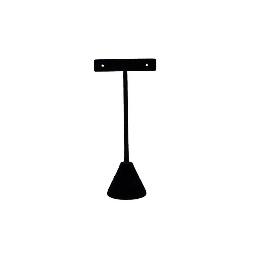 

Т-образная бархатная стойка для сережек Ins Изысканный держатель для сережек Украшения для хранения Серьги Стенд Декорация