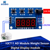 HX711 AD Module with Load Cell | Weight/Pressure Sensor + Digital Display for Arduino Electronic Scale