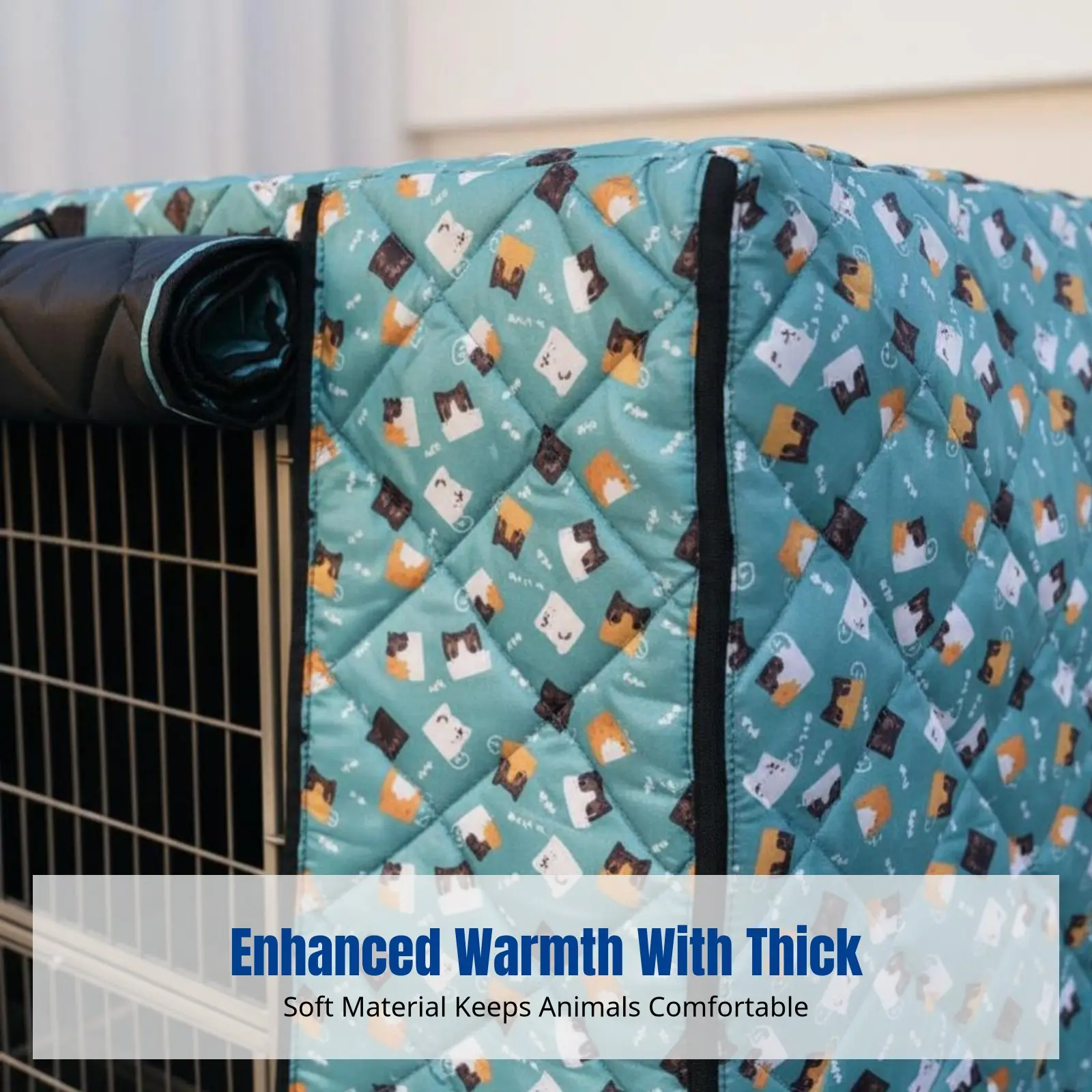 Thick Rabbit Enclosure Cover, Dog Kennel, Cat House, Windproof, Rainproof, Snowproof, Winter Pet Warmer