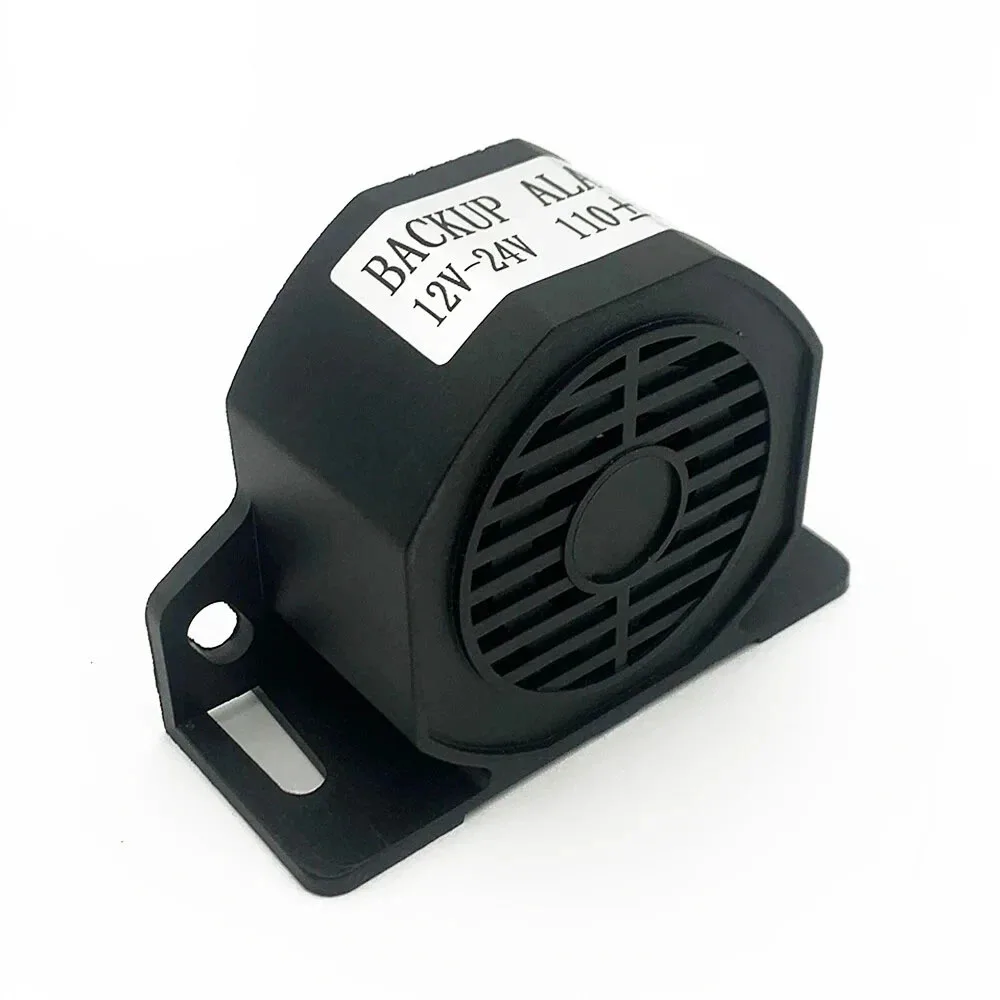 New 12V/24V 110db Can Backup Siren Beeper Buzzer Sound Warning Alarm Car Truck Vehicle Horn For Vehicle Reversing Reminders