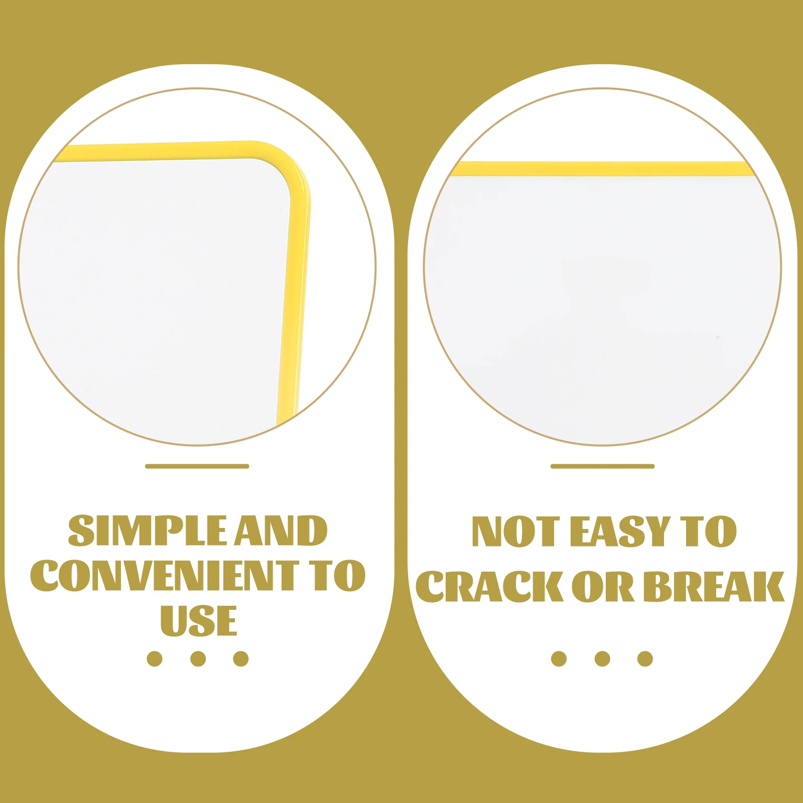 

Magnetic Whiteboard Small Size Black Dry Erase Board Kids Writing Drawing Office Teaching Children Learning Handheld