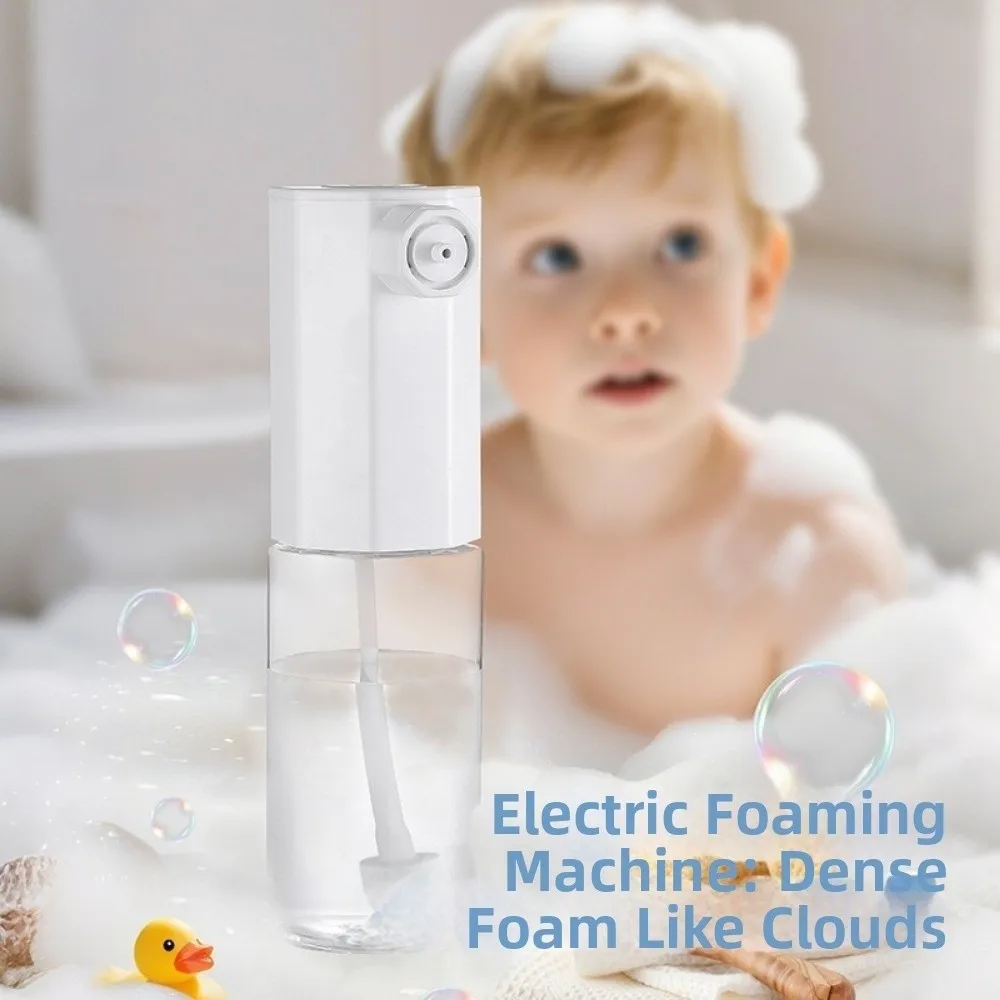 Automatic Foaming Soap Dispenser Refillable 300ML Foam Hand Dispenser Rechargeable Foaming Artifact Electric Foam Dispenser