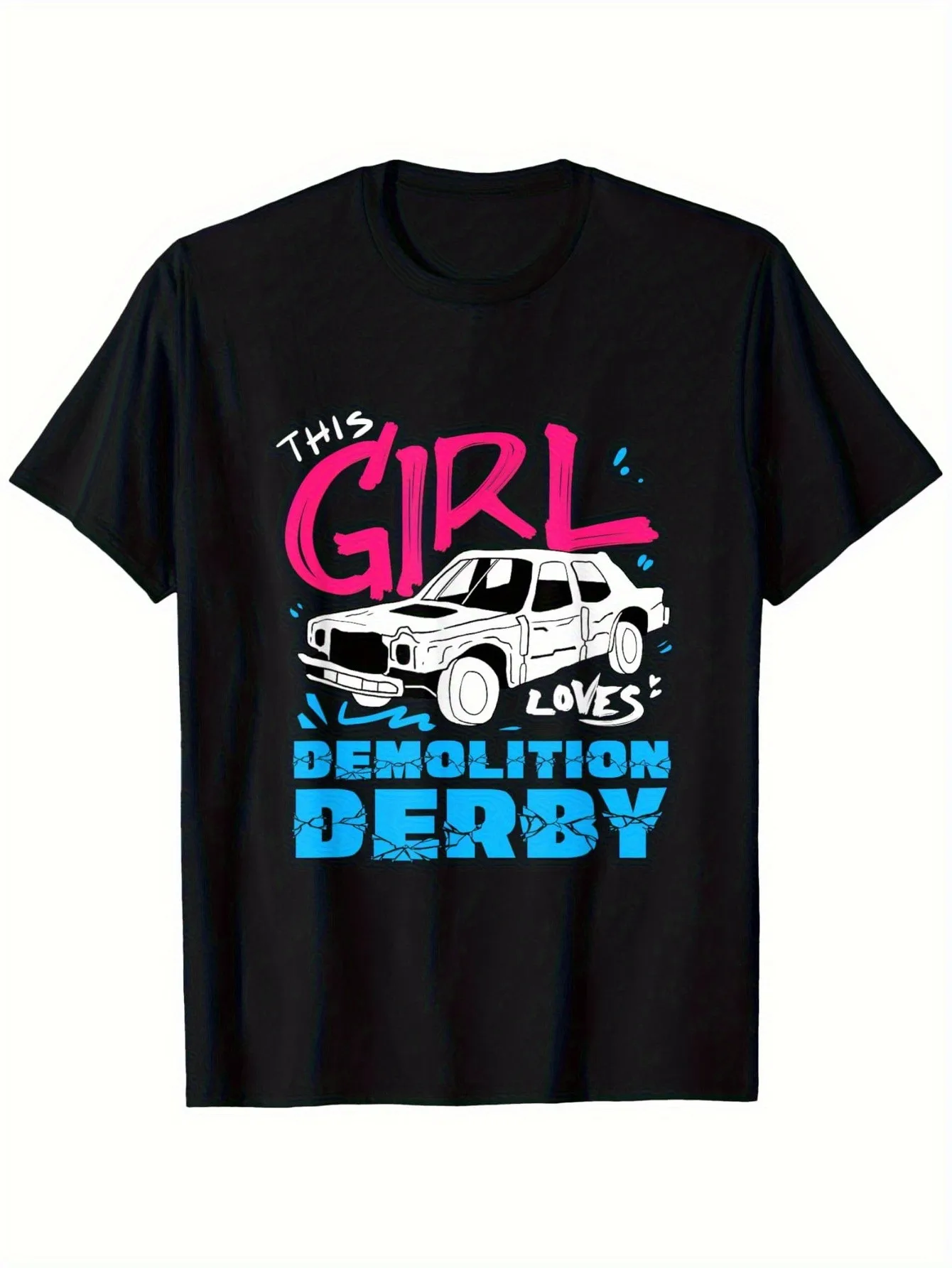 

Top Pick Local Men's Tshirt "This Girl Loves Demolition Derby"