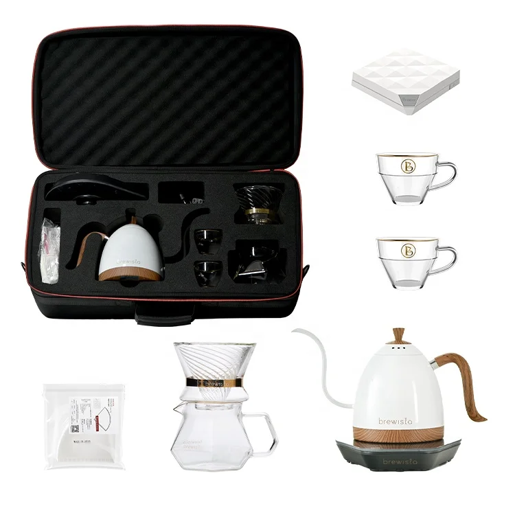 

Brewista travel Brewing Server Grinder Dripper box outdoor portable coffee maker set accessories set with bag